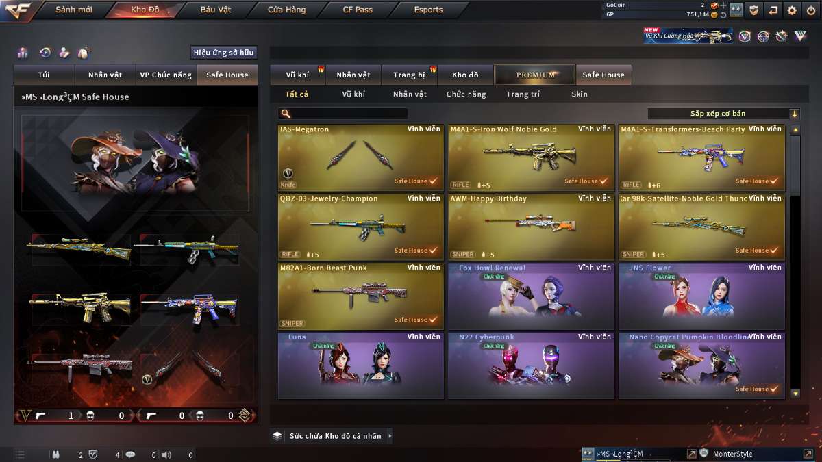 shop acc cf uy tin gia re